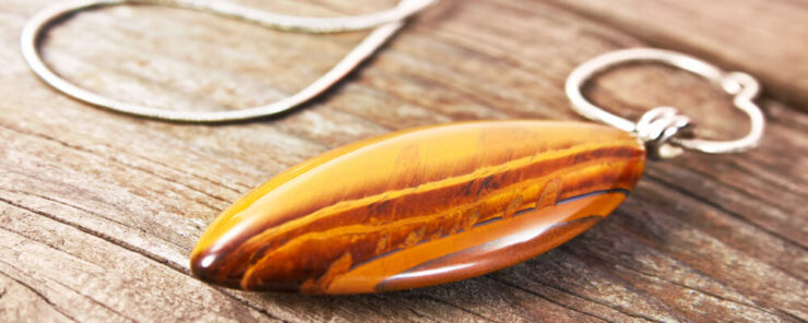 Der Edelstein Tigerauge